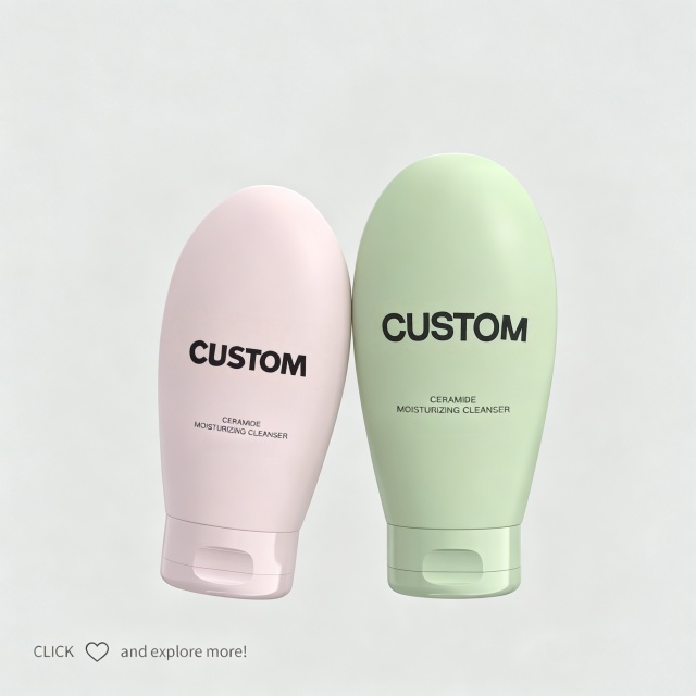Customized 60ml HDPE PE Plastic Soft Tube Bottle for Cosmetics Face Wash Shampoo & Cream Packaging Custom Logo Pump/Seal Type