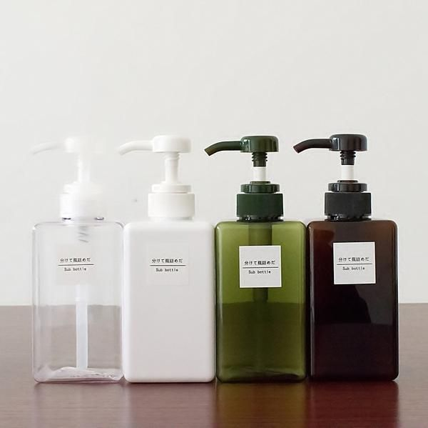 New Arrival Empty Square Cosmetic Body Lotion Bottle Hand Wash Liquid Bottle Plastic Shampoo Bottle Containers