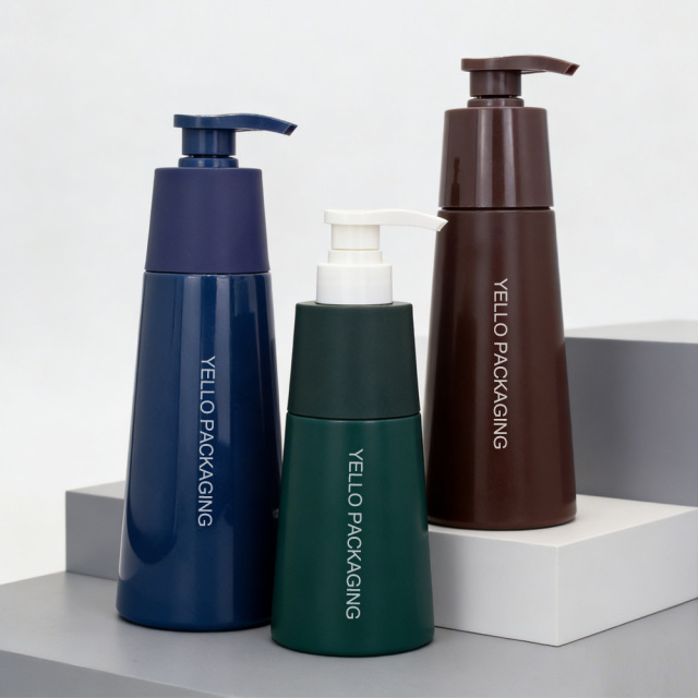 Luxury Wholesale Empty Custom 200ml 300ml 480ml 500ml Body Lotion Bottles Cosmetic Packaging for Shampoo Hair Conditioner Shower Gel Skincare