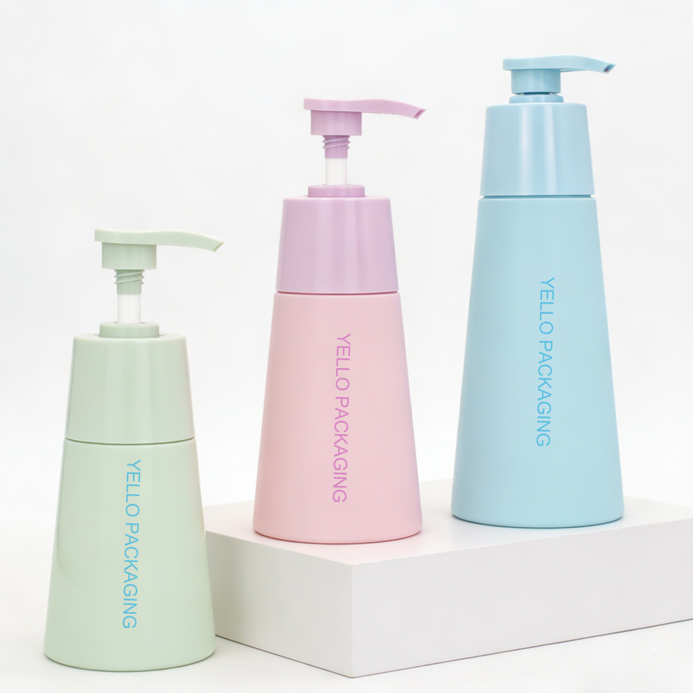 Luxury Wholesale Empty Custom 200ml 300ml 480ml 500ml Body Lotion Bottles Cosmetic Packaging for Shampoo Hair Conditioner Shower Gel Skincare