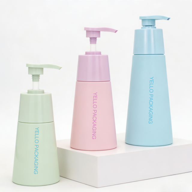 Luxury Wholesale Empty Custom 200ml 300ml 480ml 500ml Body Lotion Bottles Cosmetic Packaging for Shampoo Hair Conditioner Shower Gel Skincare