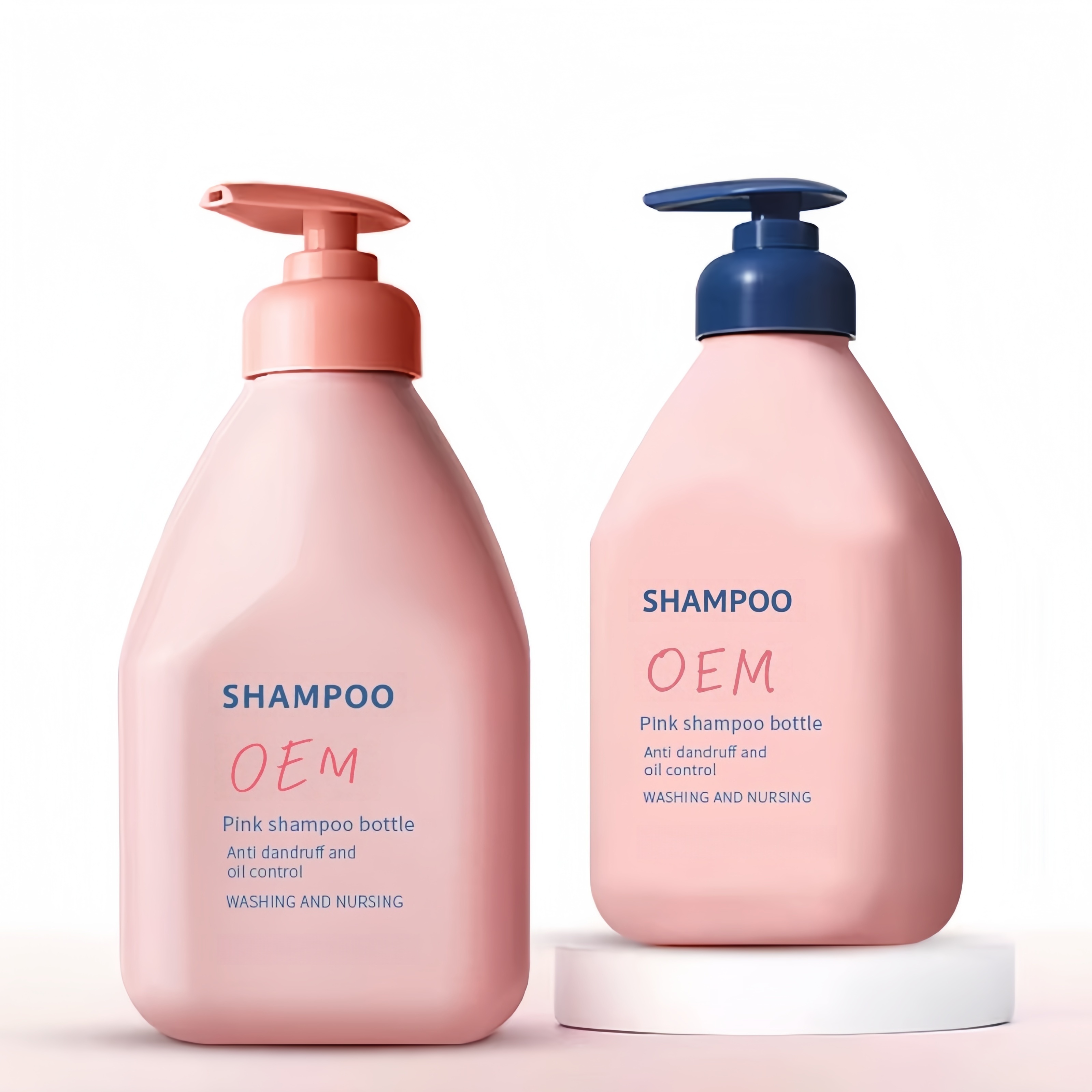 Wholesale Custom HDPE Cosmetic Bottles for Shampoo Body Wash Conditioner Hand Sanitizer Body Lotion