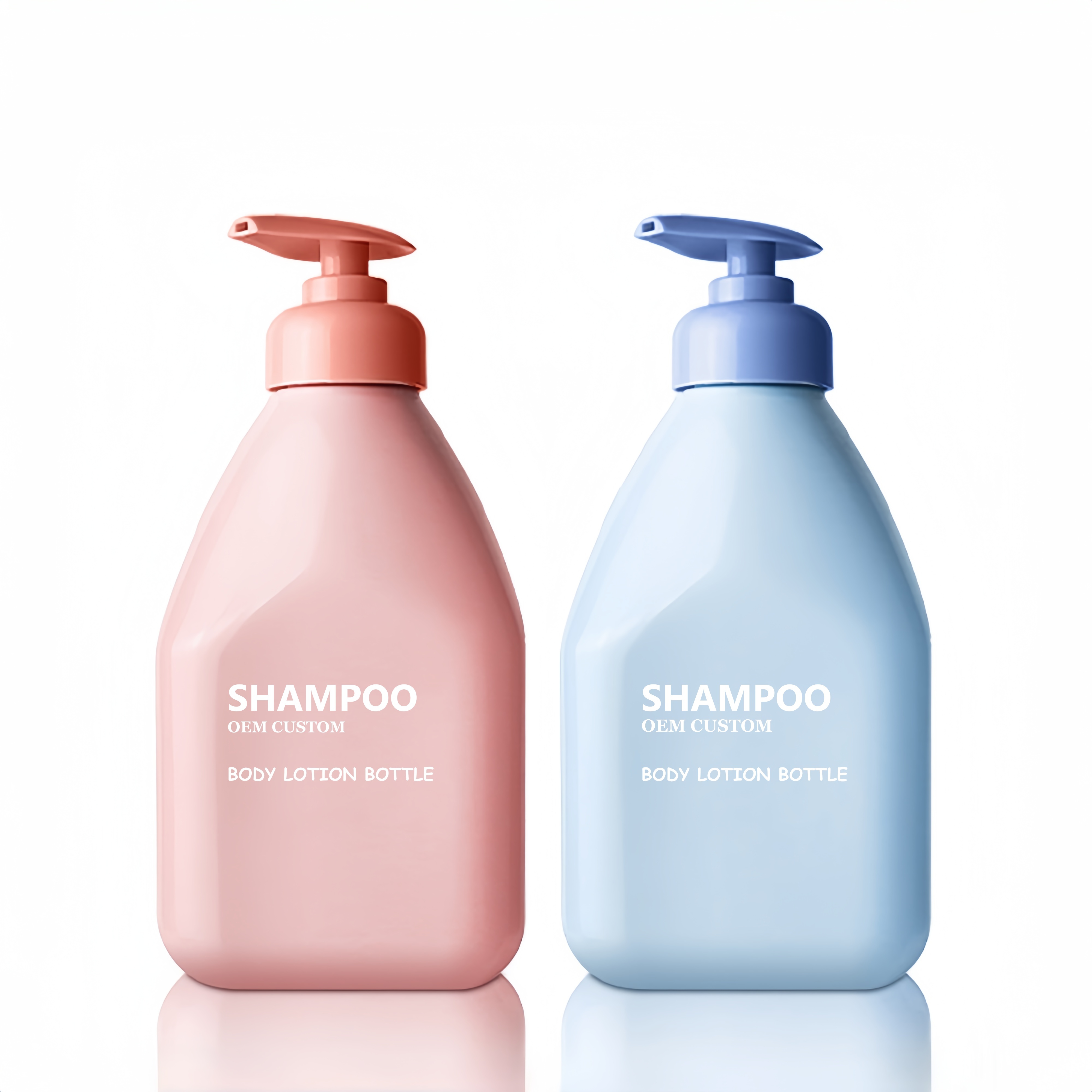 Wholesale Custom HDPE Cosmetic Bottles for Shampoo Body Wash Conditioner Hand Sanitizer Body Lotion