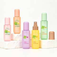 Luxury OEM Custom Plastic Fine Mist Spray Bottles 100ml 120ml 150ml Cosmetic Packaging for Hair Facial Sprayer