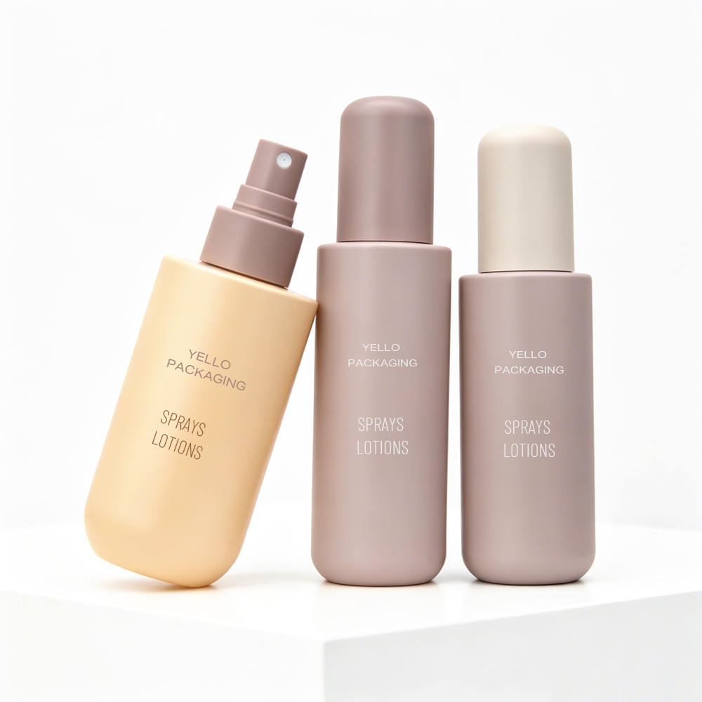 Luxury OEM Custom Plastic Fine Mist Spray Bottles 100ml 120ml 150ml Cosmetic Packaging for Hair Facial Sprayer