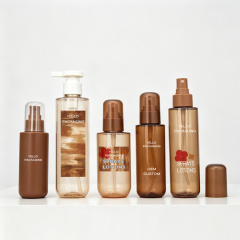 100ml 120ml 150ml PET Pump Sprayer Capsule Shape Cosmetic Spray Bottle for Facial Cleanser & Lotion Screen Printed