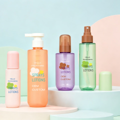 100ml 120ml 150ml PET Pump Sprayer Capsule Shape Cosmetic Spray Bottle for Facial Cleanser & Lotion Screen Printed
