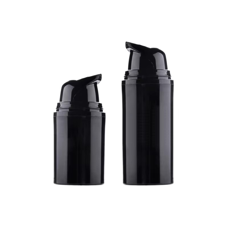 Opaque White Plastic Airless Custom Treatment Lotion Pump Bottles Packaging 50Ml For Cosmetics