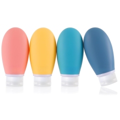 Portable Colorful Plastic Cosmetic Lotion Tubes Hand Facial Cream Packaging Travel Soft Squeeze Bottle for Skin Care Face Masks