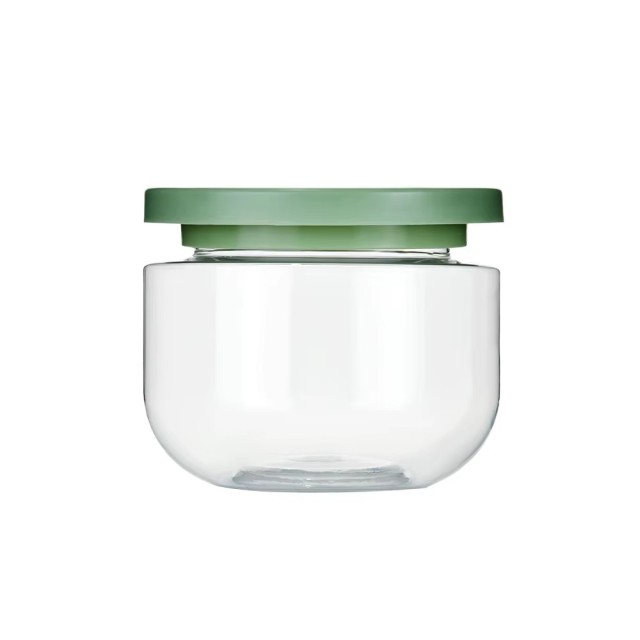 Eco Friendly Empty Round Matte Container 8Oz 250Ml Plastic Cosmetic Butter Jar With Screw Cap for Body Scrub
