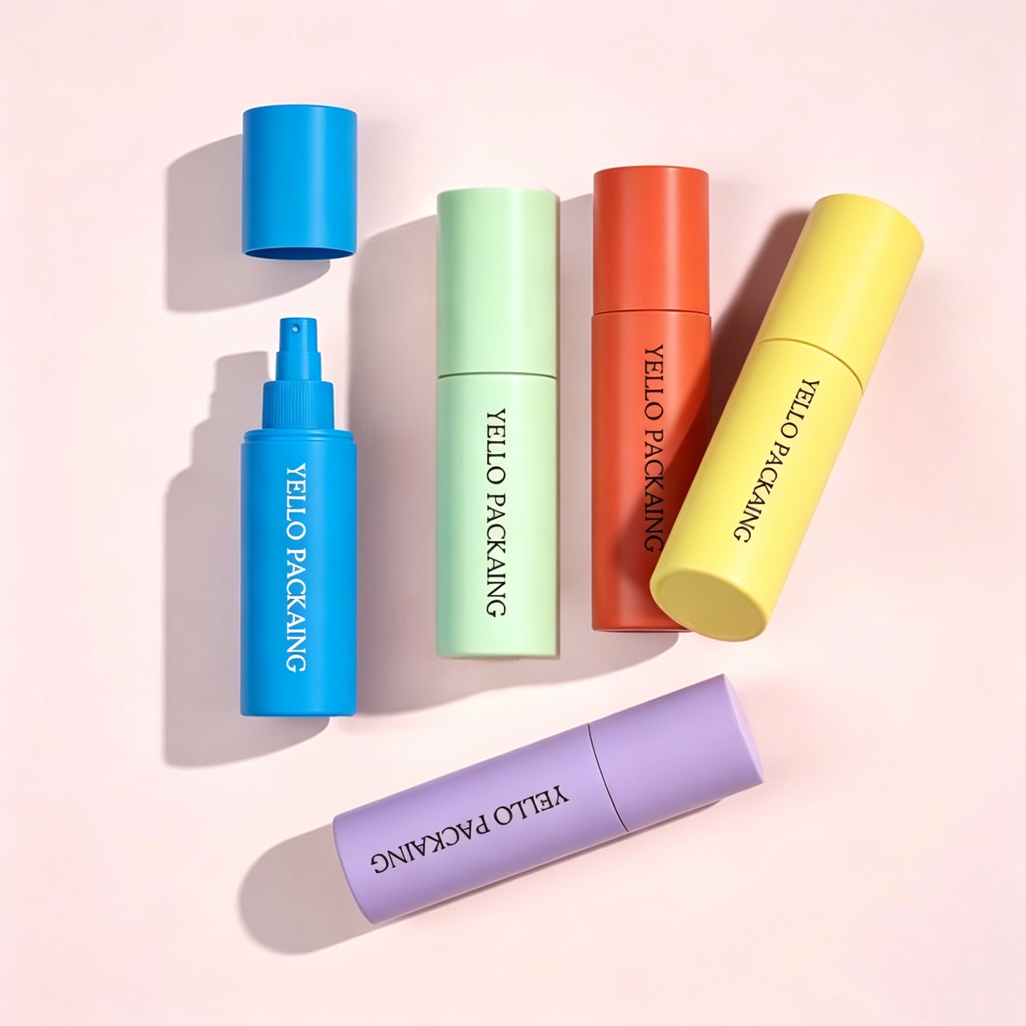 Wholesale Recyclable Custom Plastic Empty Cosmetic Spray Bottles with Lotion Pump for Body Hair Mist