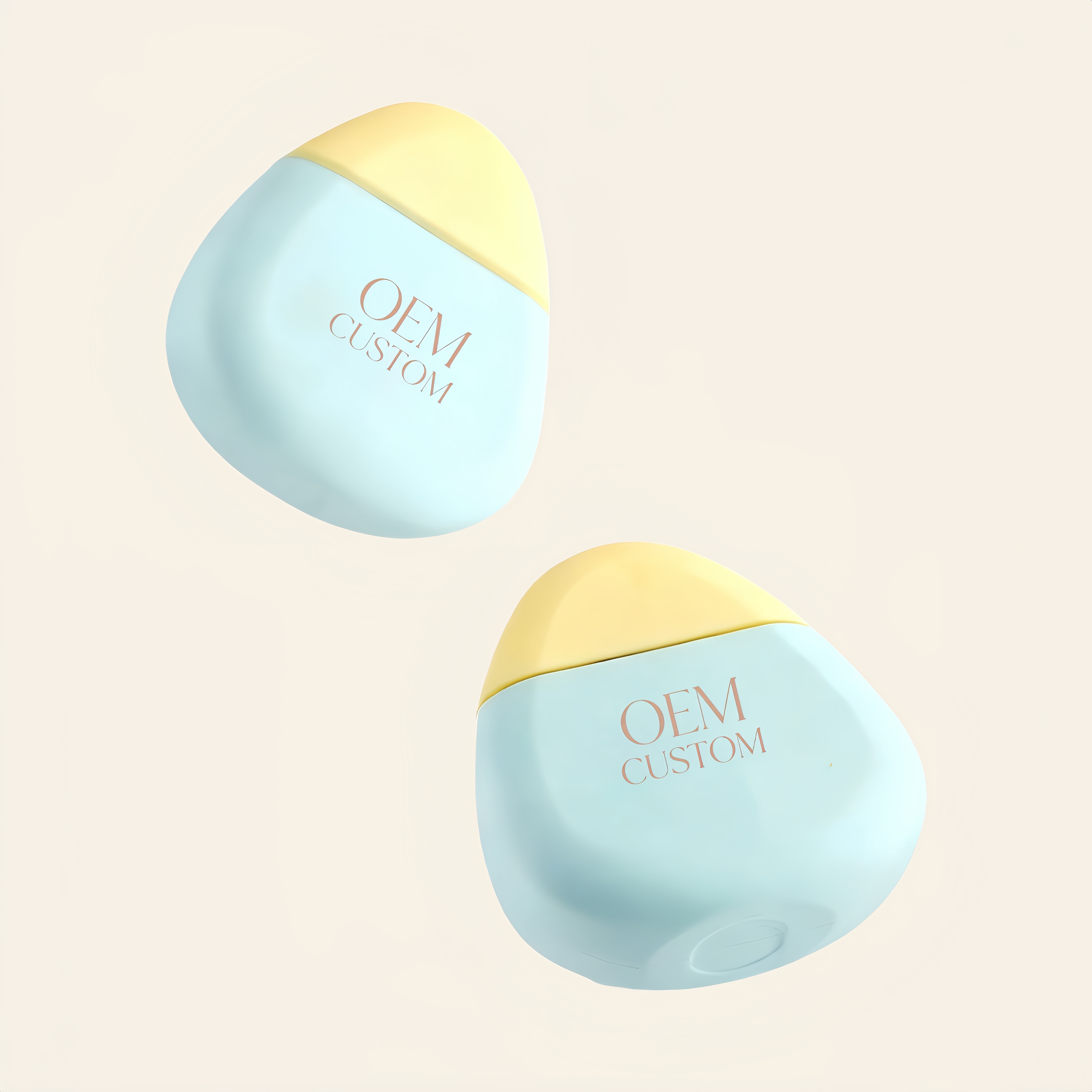OEM Custom Recyclable Empty Cosmetic 50ml Sunscreen Bottles Packaging for Essential Oil Serum Foundation