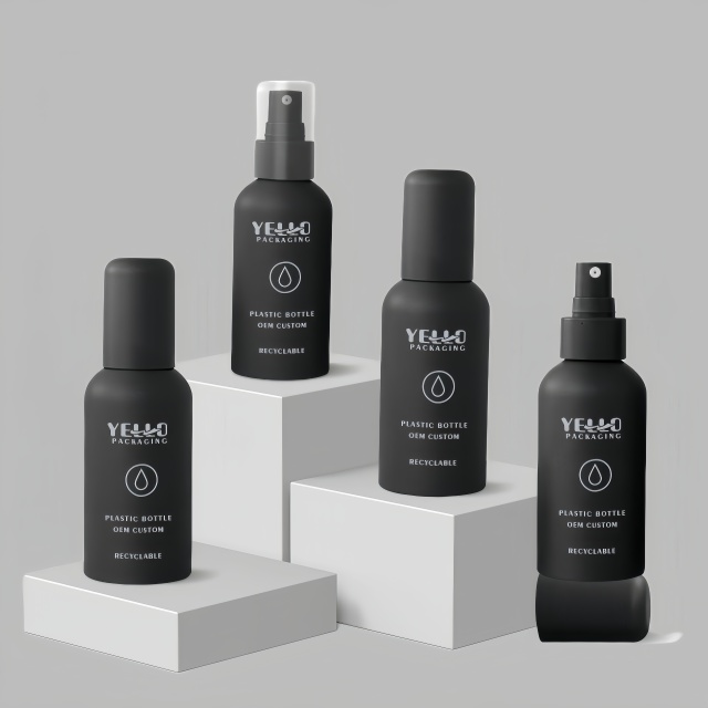 Recyclable Plastic OEM Custom Wholesale Cosmetic Body Mist Spray Bottles Packaging