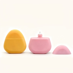 OEM Custom Recyclable Empty Cosmetic 50ml Sunscreen Bottles Packaging for Essential Oil Serum Foundation