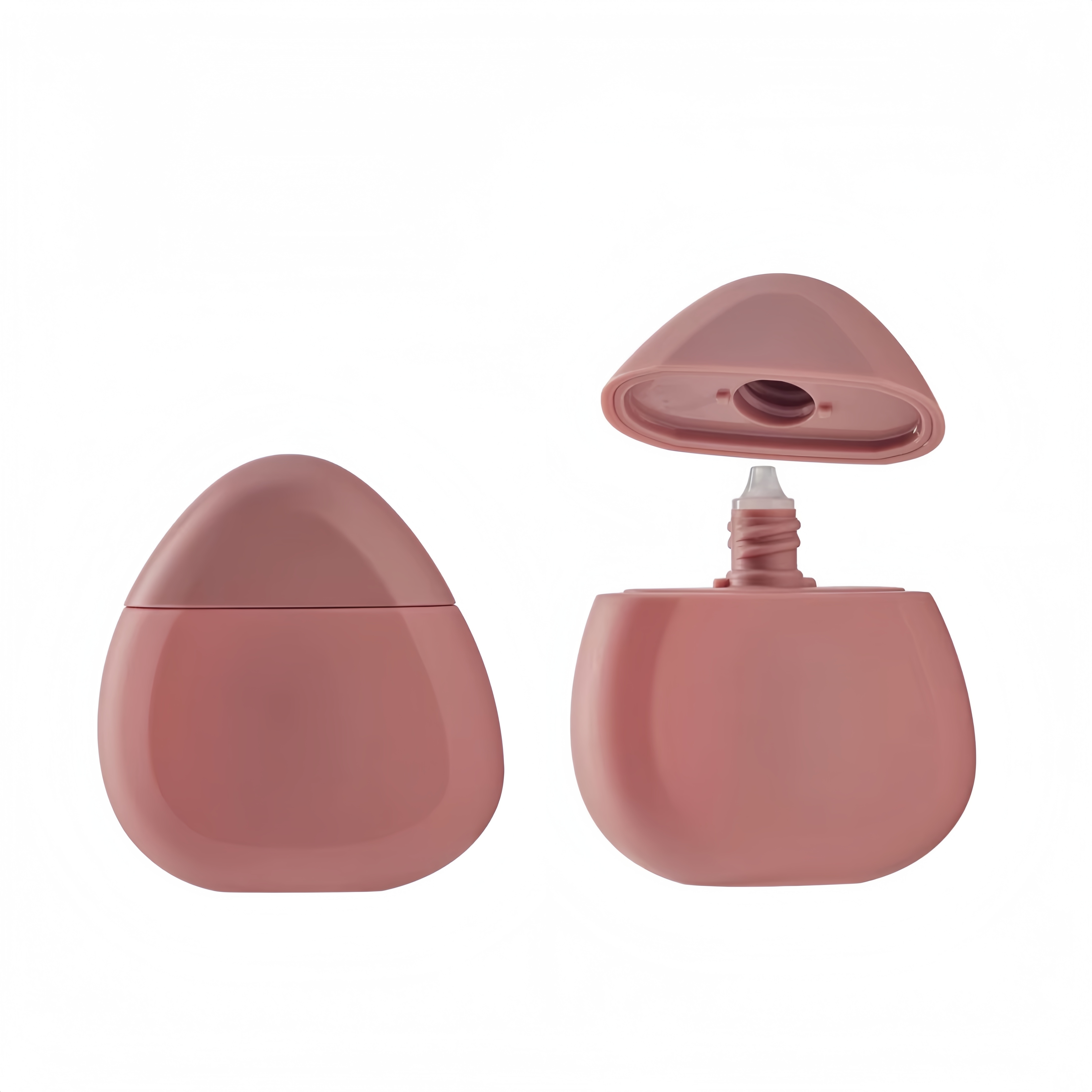 OEM Custom Recyclable Empty Cosmetic 50ml Sunscreen Bottles Packaging for Essential Oil Serum Foundation