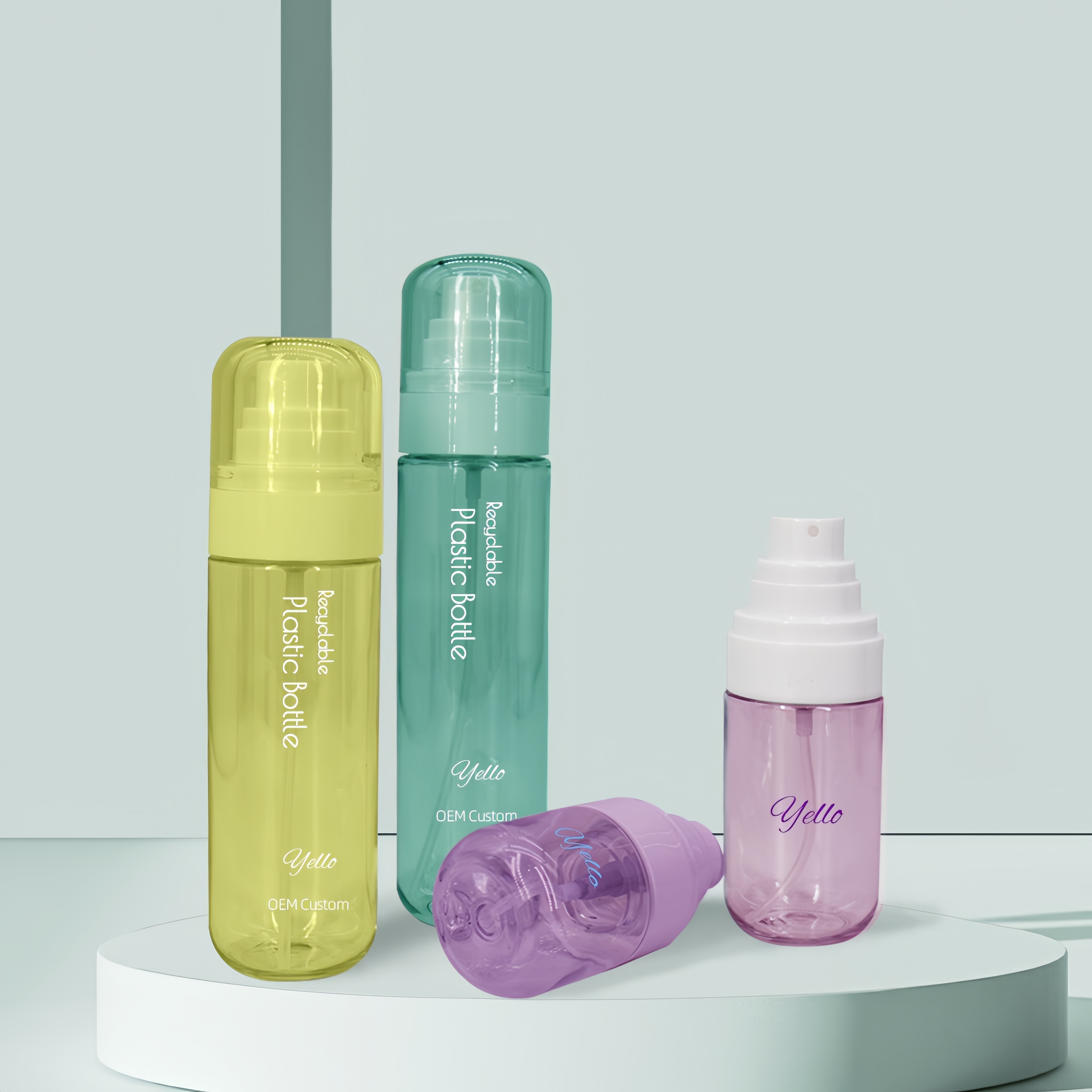 OEM Custom Luxury Refillable Cosmetic Spray Bottles for Body Hair Mist