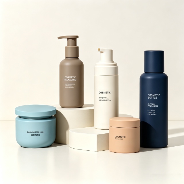 Luxury Eco Friendly 100ml 120ml 150ml Matte Black Skin Care Foam Pump Lotion Toner Serum Spray Plastic Cosmetic Bottle Packaging