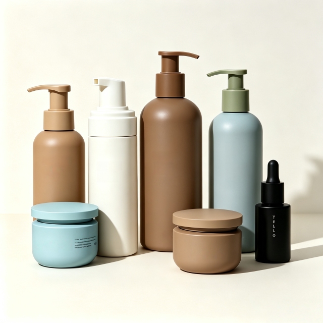 Luxury Eco Friendly 100ml 120ml 150ml Matte Black Skin Care Foam Pump Lotion Toner Serum Spray Plastic Cosmetic Bottle Packaging