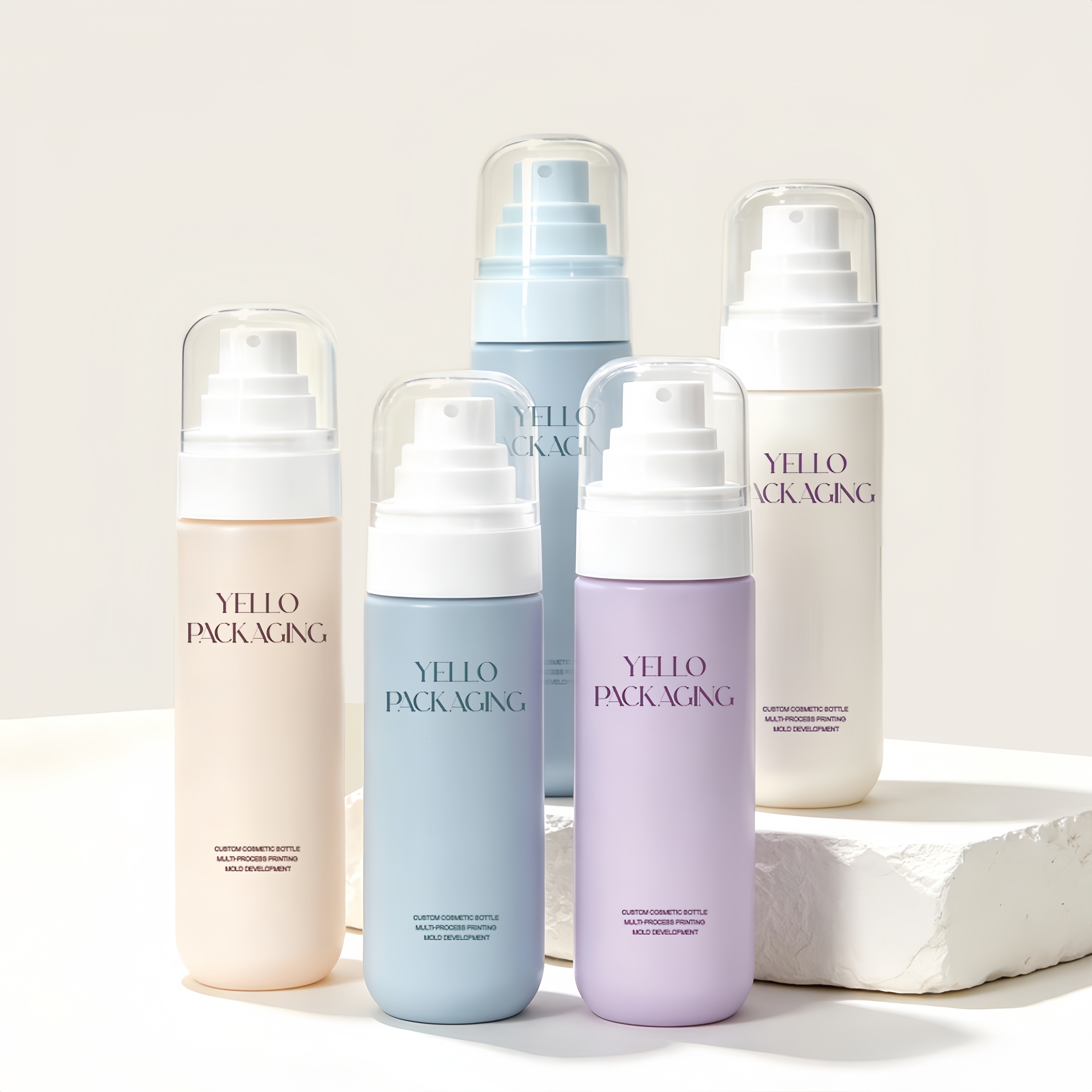 Wholesale Luxury 30ml 50ml 80ml 100ml Fine Mist Cosmetic Spray Bottle for Facial Toner Hair Body Skincare Packaging