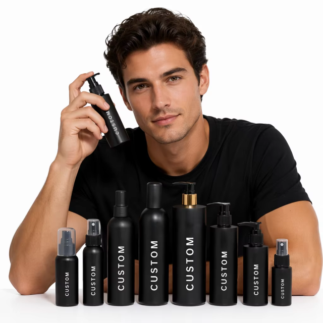 Wholesale FDA REACH Certified Cosmetic Shampoo Bottles Packaging Customized Logo Printing