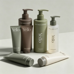 Recyclable Cosmetic Bottles Packaging for Shampoo Body Lotion Facial Cleanser Hair Conditioner
