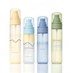 Body Mist Cosmetic Container Custom logo Plastic Skincare Moisturizer Facial Lotion Serum Oil Toner Spray Bottle