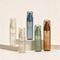 Body Mist Cosmetic Container Custom logo Plastic Skincare Moisturizer Facial Lotion Serum Oil Toner Spray Bottle
