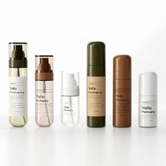 Body Mist Cosmetic Container Custom logo Plastic Skincare Moisturizer Facial Lotion Serum Oil Toner Spray Bottle
