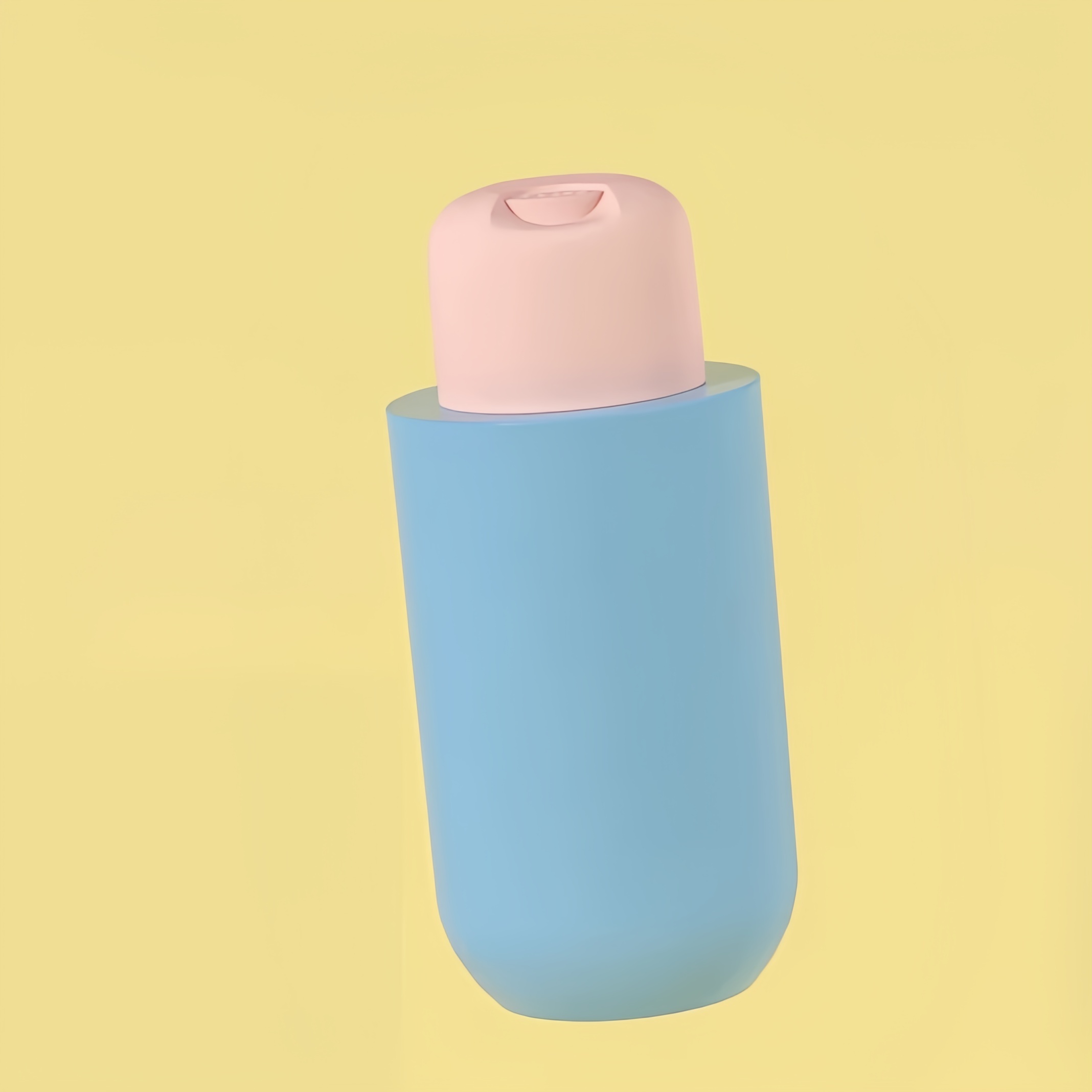 Luxury Round HDPE Matte Shower Gel Hair Conditioner Plastic Shampoo Bottle with Disc Cap