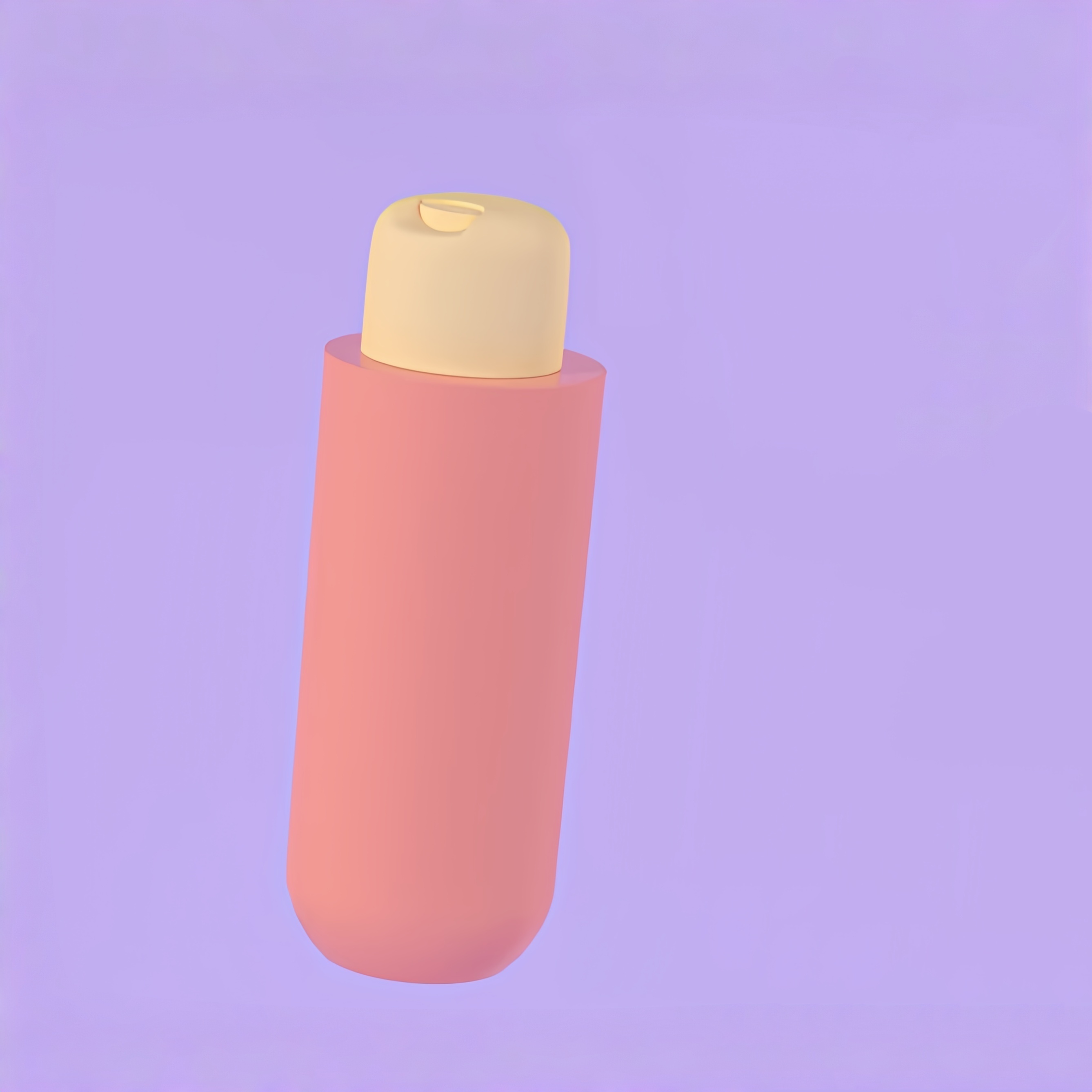 Luxury Round HDPE Matte Shower Gel Hair Conditioner Plastic Shampoo Bottle with Disc Cap