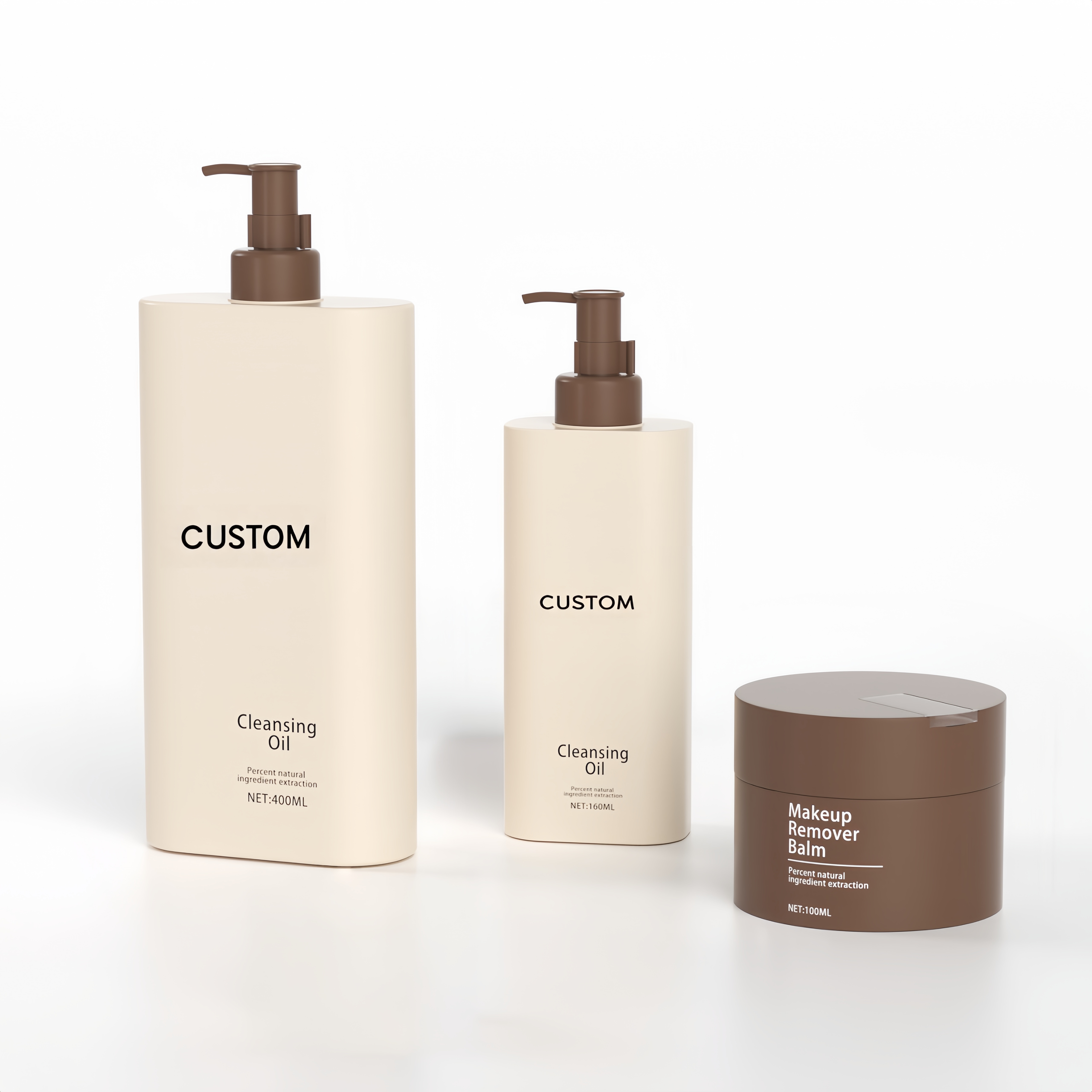 Plastic Empty Square Lotion Pump Bottle for Hair Container Oil Cream Jar Custom Unique Shampoo Bottles Packaging 300 400 500ml