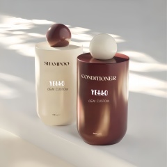 Custom Size PET 150ml-500ml Empty Cylinder Bottle with Ball Shape Screw Cap Screen Printed OEM/ODM for Personal Care Cosmetic