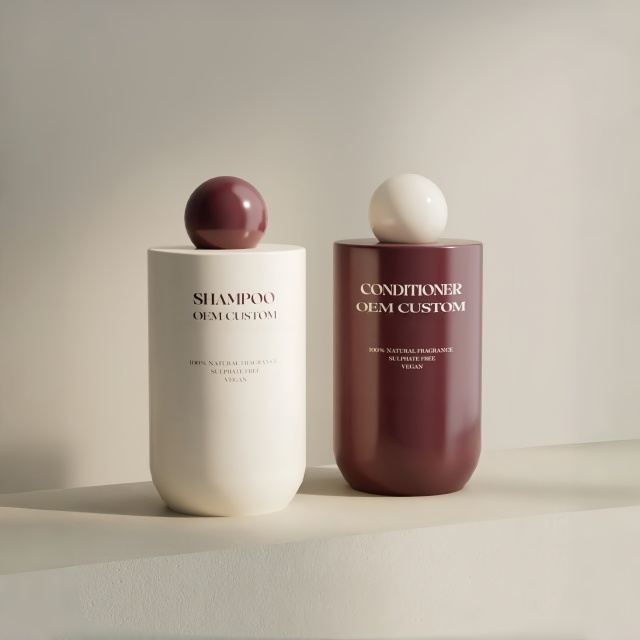 Custom Size PET 150ml-500ml Empty Cylinder Bottle with Ball Shape Screw Cap Screen Printed OEM/ODM for Personal Care Cosmetic