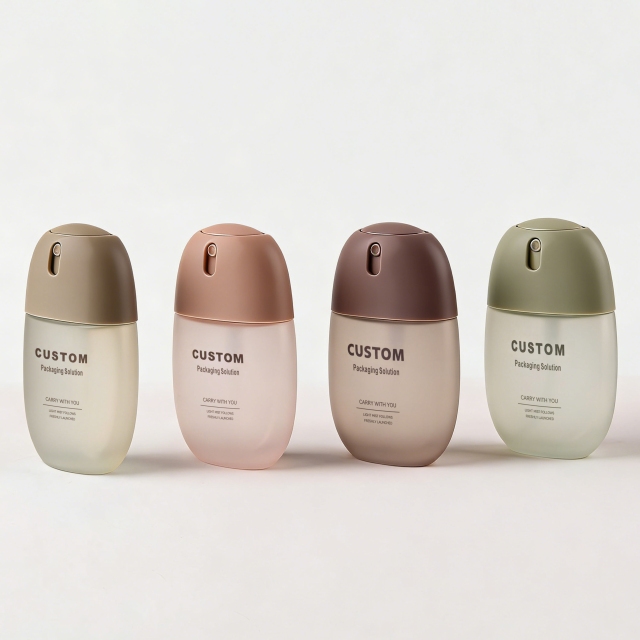 30ml 50ml Empty Refillable PET Fine Mist Spray Perfume Bottle Leak-Proof Travel Size Lotion Shampoo Skin Care Cosmetic Packaging