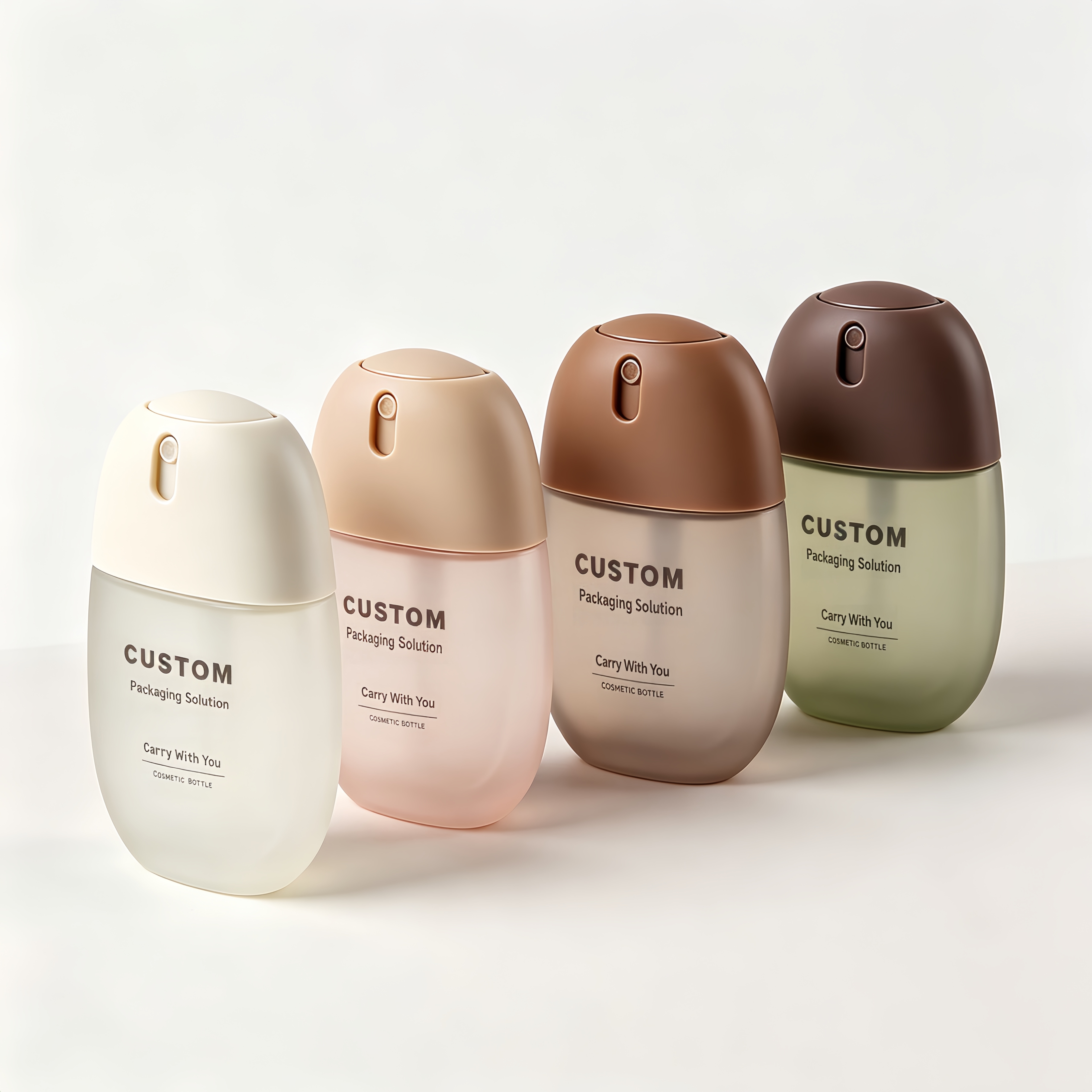 30ml 50ml Empty Refillable PET Fine Mist Spray Perfume Bottle Leak-Proof Travel Size Lotion Shampoo Skin Care Cosmetic Packaging