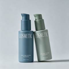 Luxury Beauty Cosmetic 30ml Lotion Pump Bottle for Serum Foundation Essential Oil Sunscreen Packaging Custom logo