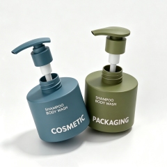 Eco Friendly Luxury Plastic Cosmetic Pump Bottle Baby Shampoo Body Wash Soap Liquid Dispenser Bottle Packaging Custom