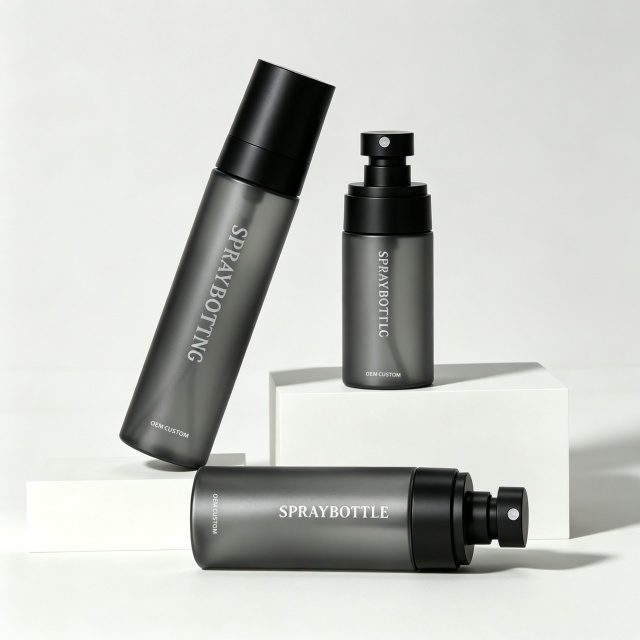 Eco Friendly Luxury Moisturizing Setting Fine Mist Spray Bottles 100ml 120ml 150ml Cosmetic Packaging for Body Hair Facial