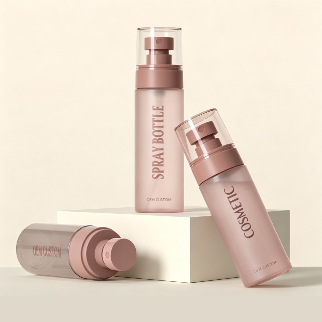 Eco Friendly Luxury Moisturizing Setting Fine Mist Spray Bottles 100ml 120ml 150ml Cosmetic Packaging for Body Hair Facial