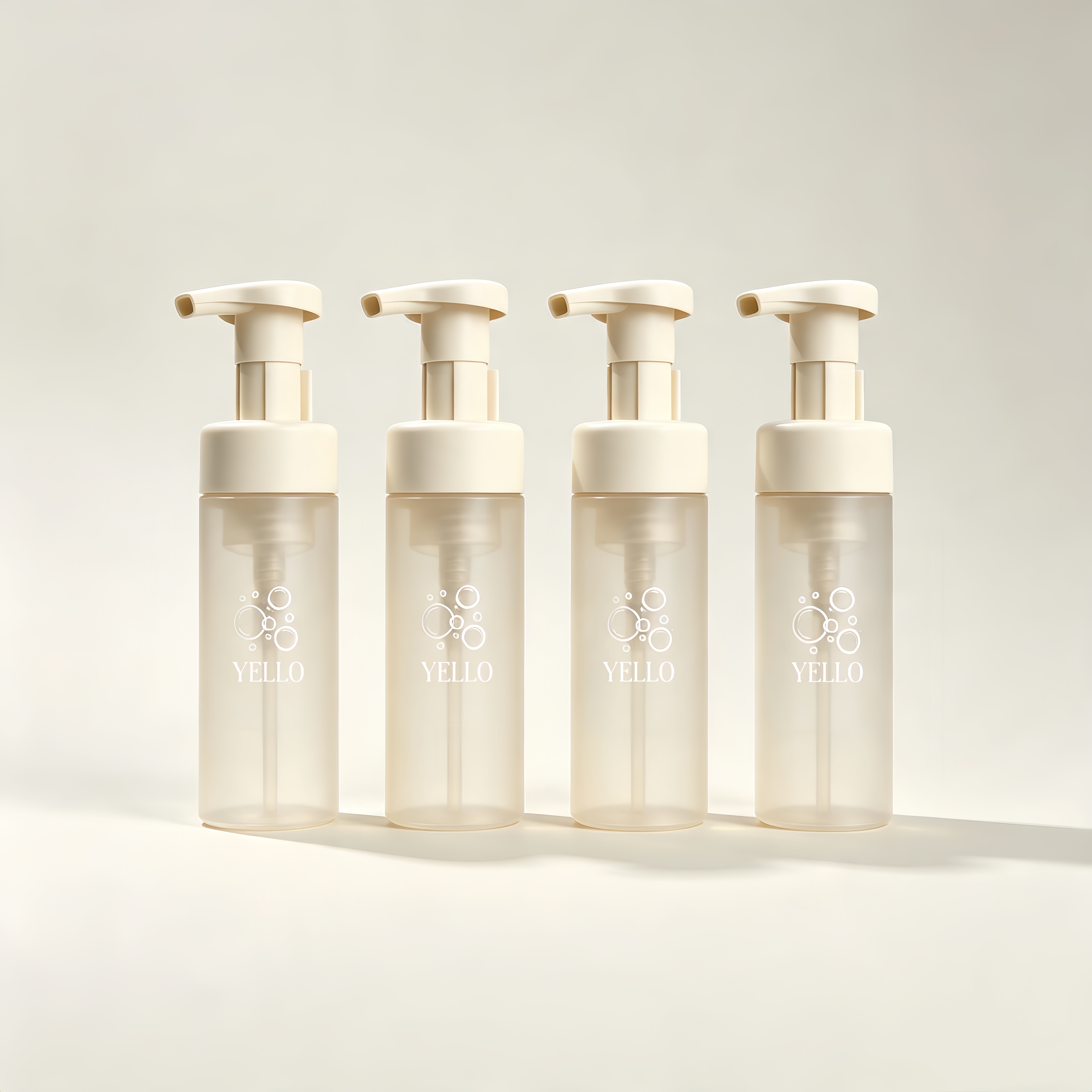 Wholesale CE Certified Cosmetic Foam Pump Bottle Packaging 100ml - 350ml Skincare Customized logo Printing