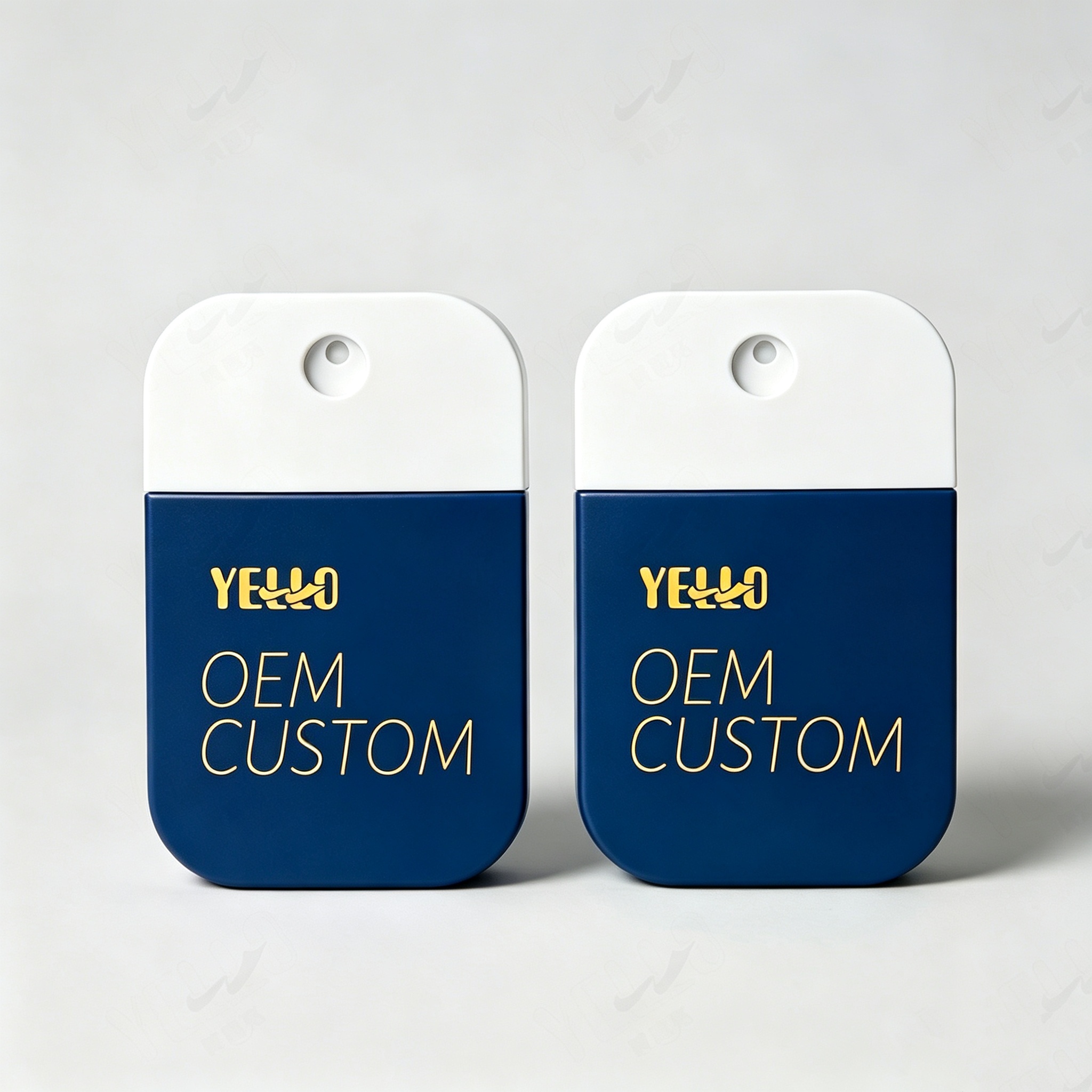 Custom Color Square Empty Petg Plastic 30Ml 50Ml Credit Card Fine Mist Spray Bottle for Perfume With Logo