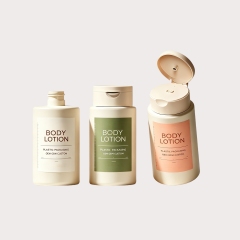 Wholesale Cosmetic Bottle Packaging Cylinder Body Lotion with Disco Cap for Shampoo Dispenser Bottle