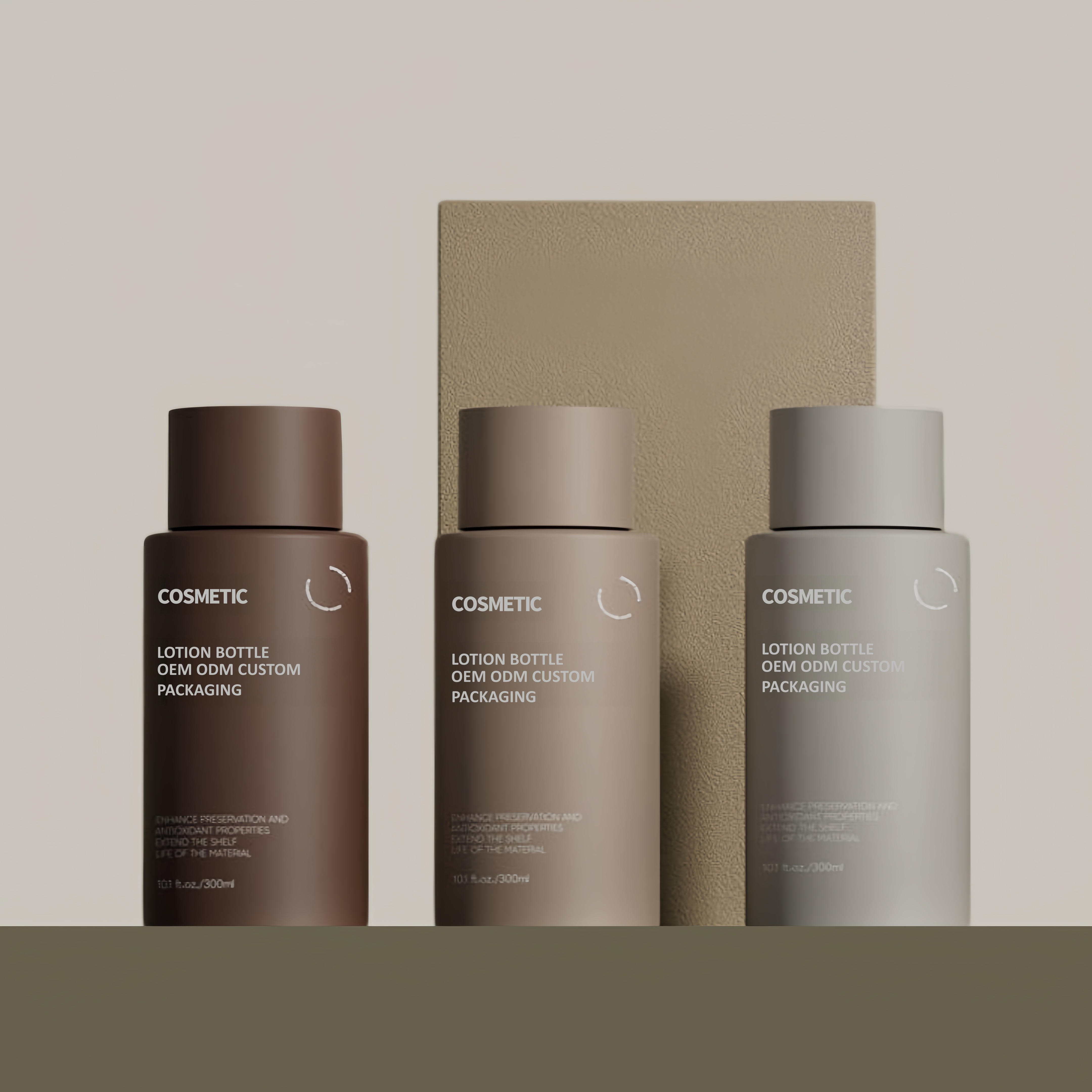 Wholesale Cosmetic Bottle Packaging Cylinder Body Lotion with Disco Cap for Shampoo Dispenser Bottle