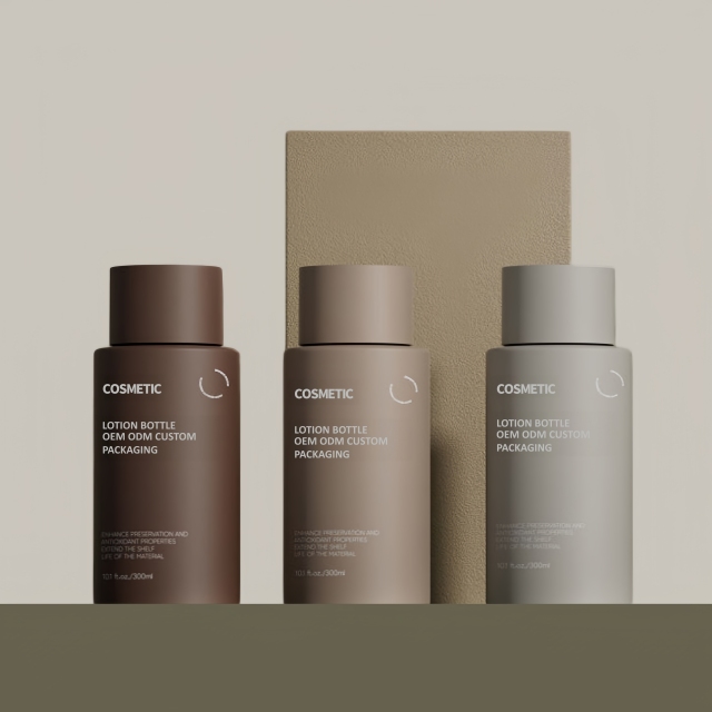 Wholesale Cosmetic Bottle Packaging Cylinder Body Lotion with Disco Cap for Shampoo Dispenser Bottle