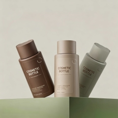 Wholesale Cosmetic Bottle Packaging Cylinder Body Lotion with Disco Cap for Shampoo Dispenser Bottle