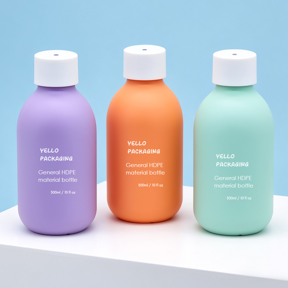 Custom Luxury HDPE Plastic Cosmetic Bottles for Skincare & Personal Care