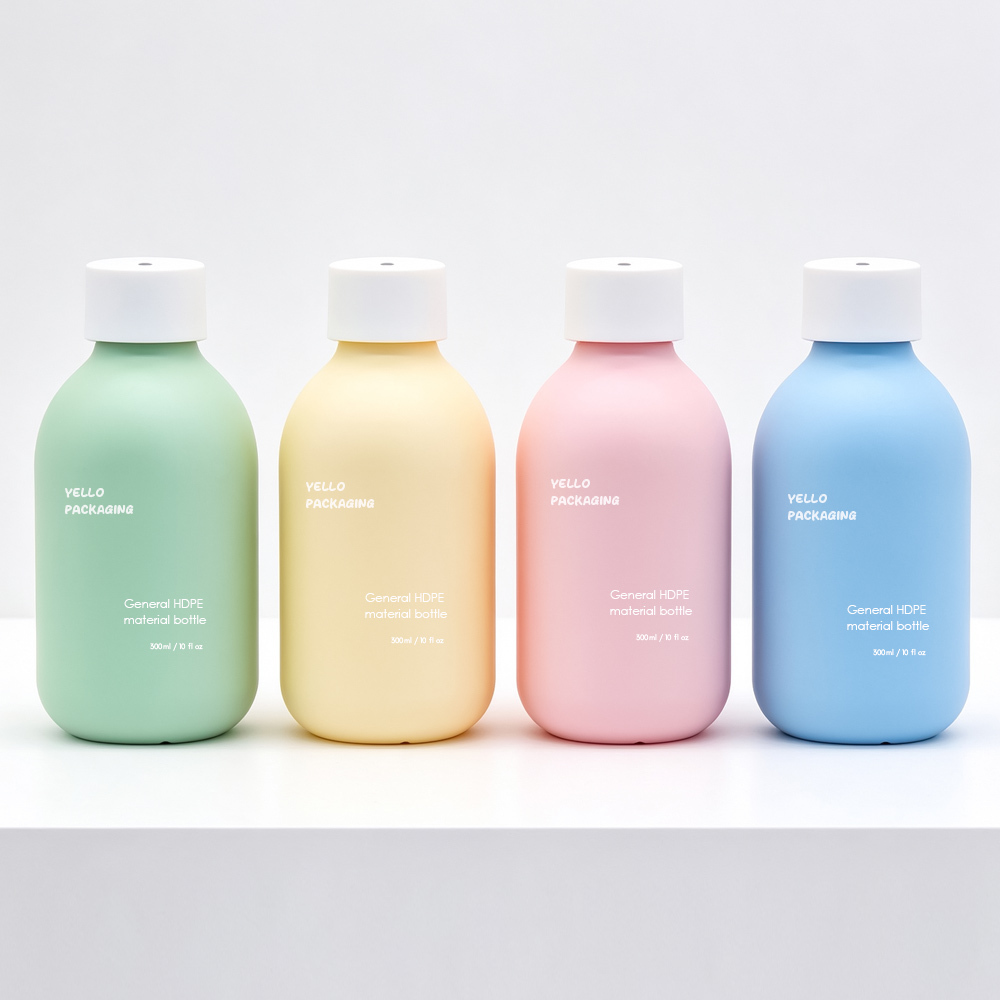 Custom Luxury HDPE Plastic Cosmetic Bottles for Skincare & Personal Care
