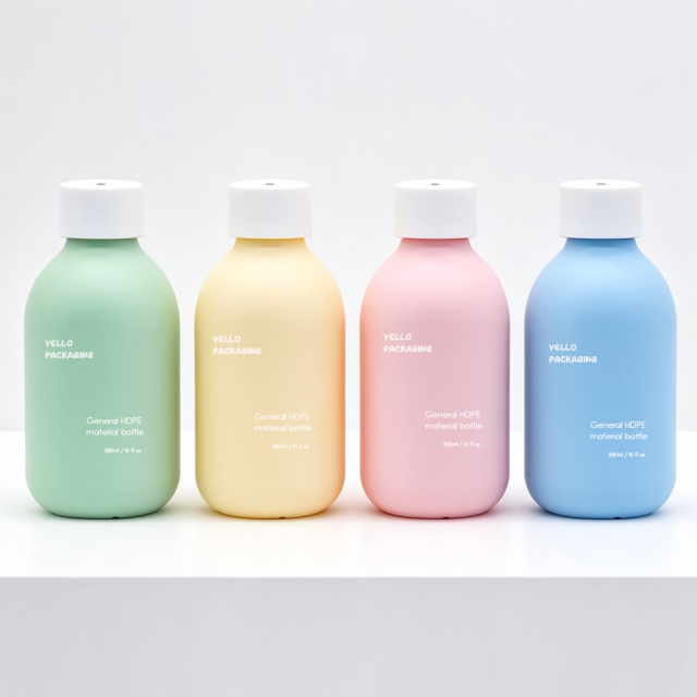 Custom Luxury HDPE Plastic Cosmetic Bottles for Skincare & Personal Care