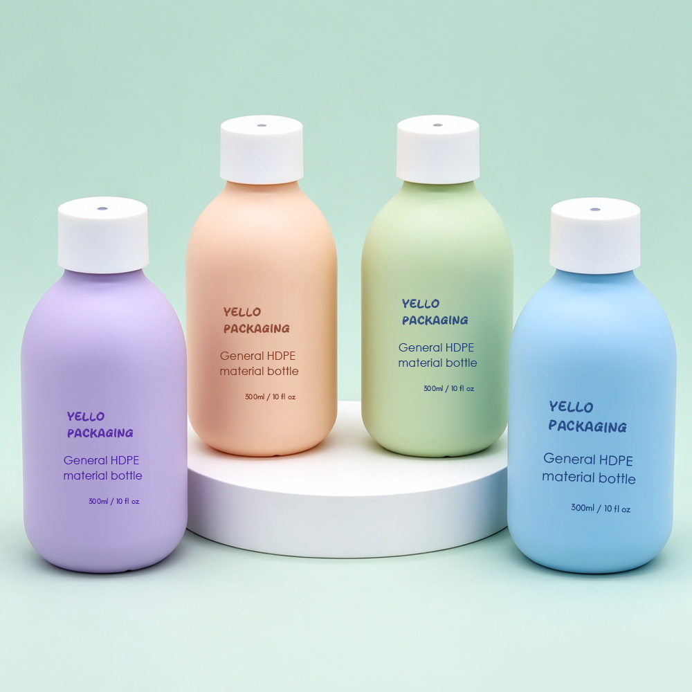 Custom Luxury HDPE Plastic Cosmetic Bottles for Skincare & Personal Care