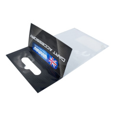 Custom Hanging Display Header Bags for Retail Packaging & Wholesale Supply